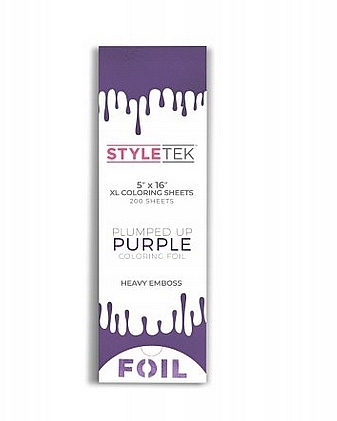 Haarfärbefolie 5x16 violett 200 St. - StyleTek  — Bild N1