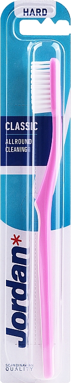 Zahnbürste hart Classic hellrosa - Jordan Classic Hard Toothbrush — Bild N1
