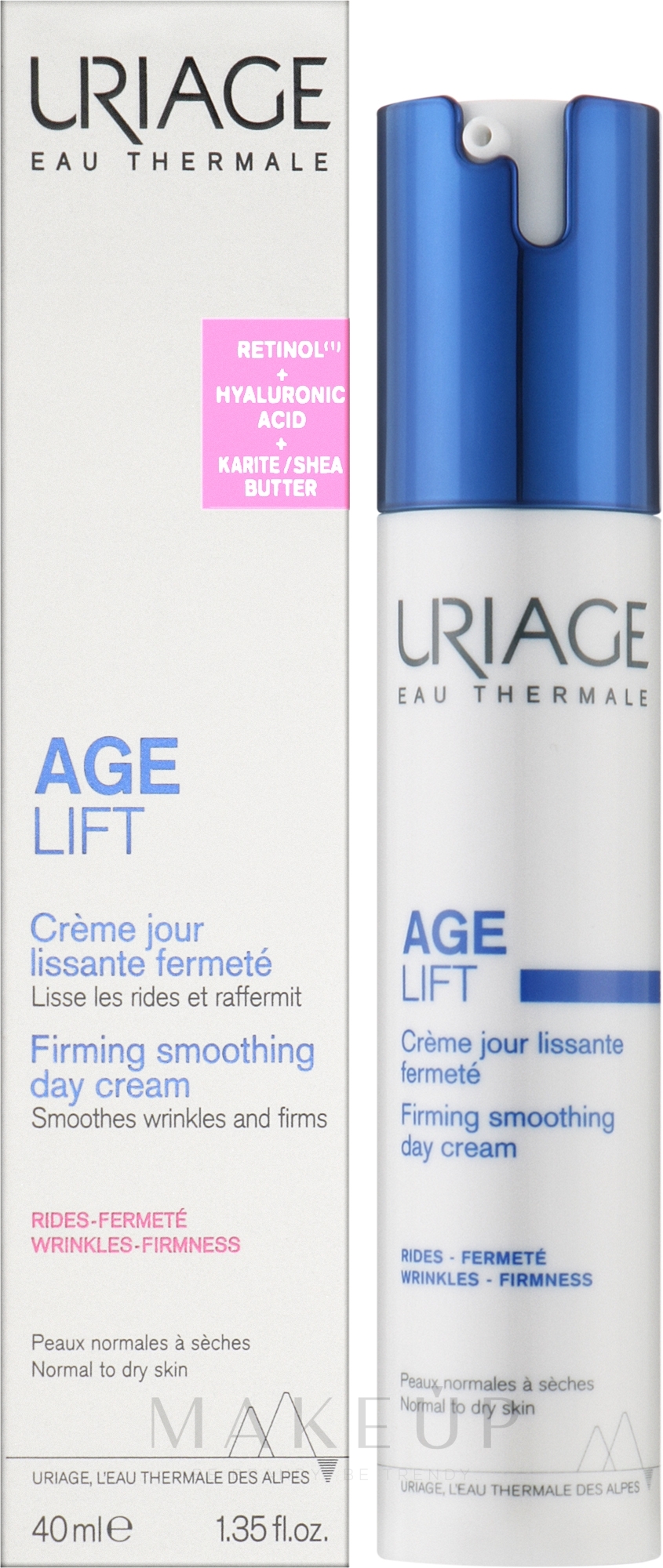 Straffende und glättende Tagescreme - Uriage Age Lift Firming Smoothing Day Cream — Bild 40 ml