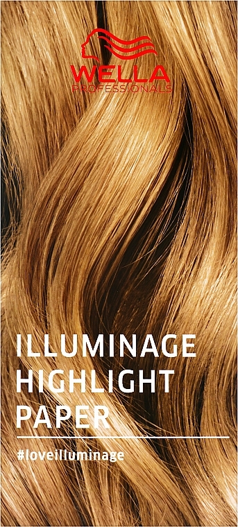 Papier- und Alufolie für eine bessere Wärmeentwicklung 25 cm - Wella Professionals Illuminage Highlight Paper Sheet — Bild N1