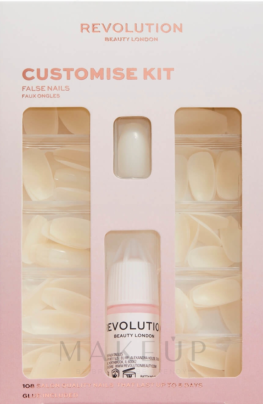 Falsche Nägel - Makeup Revolution False Nails Ultimate Customise Kit — Bild 108 St.
