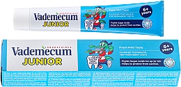Düfte, Parfümerie und Kosmetik Kinderzahnpasta 6+ Jahre mit Minzgeschmack - Vademecum Junior Spearmint Toothpaste