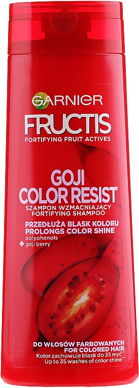 Kräftigendes Shampoo für coloriertes Haar - Garnier Fructis Goji Color Resist — Bild N7