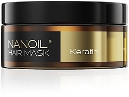 Regenerierende Haarmaske mit Keratin für schwaches und strapaziertes Haar - Nanoil Keratin Hair Mask — Bild N1