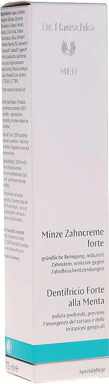 Zahnpasta mit Minze - Dr. Hauschka Med Fortifying Mint Toothpaste — Bild N1