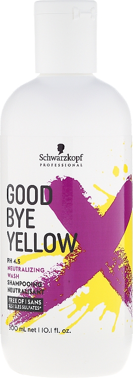 Hochpigmentiertes Anti-Gelb-Shampoo, sulfatfrei - Schwarzkopf Professional Goodbye Yellow Neutralizing Shampoo — Bild N1