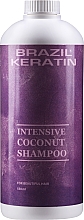 Nährendes Shampoo für trockenes und geschädigtes Haar - Brazil Keratin Intensive Coconut Shampoo — Bild N3