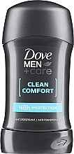 Deostick Antitranspirant - Dove Men+ Care Clean Comfort Antiperspirant Deodorant Stick — Bild N1