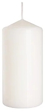 Zylindrische Kerze 60x120 mm weiß - Bispol — Bild N1