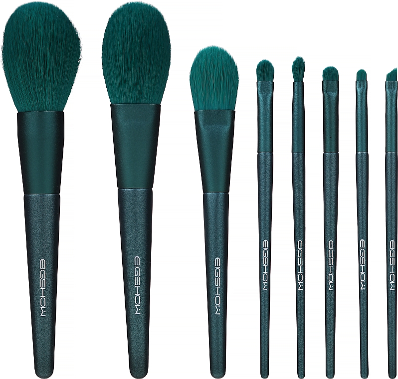 Make-up Pinselset - Eigshow Beauty Jade Green Brush Kit With Box — Bild N1