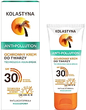 Düfte, Parfümerie und Kosmetik Sonnenschutzcreme für das Gesicht - Kolastyna Tanning SPF30 Anti-Pollution