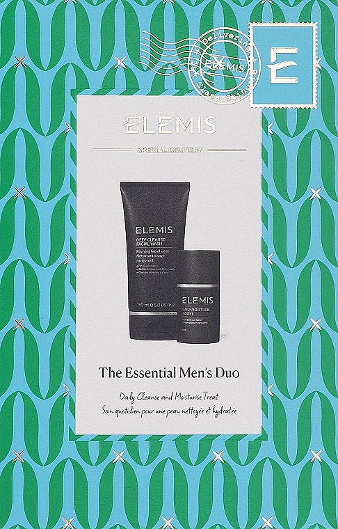 Gesichtspflegeset - Elemis The Essential Men’s Duo (Gesichtsgel 150ml + Gesichtslotion 50ml) — Bild N1