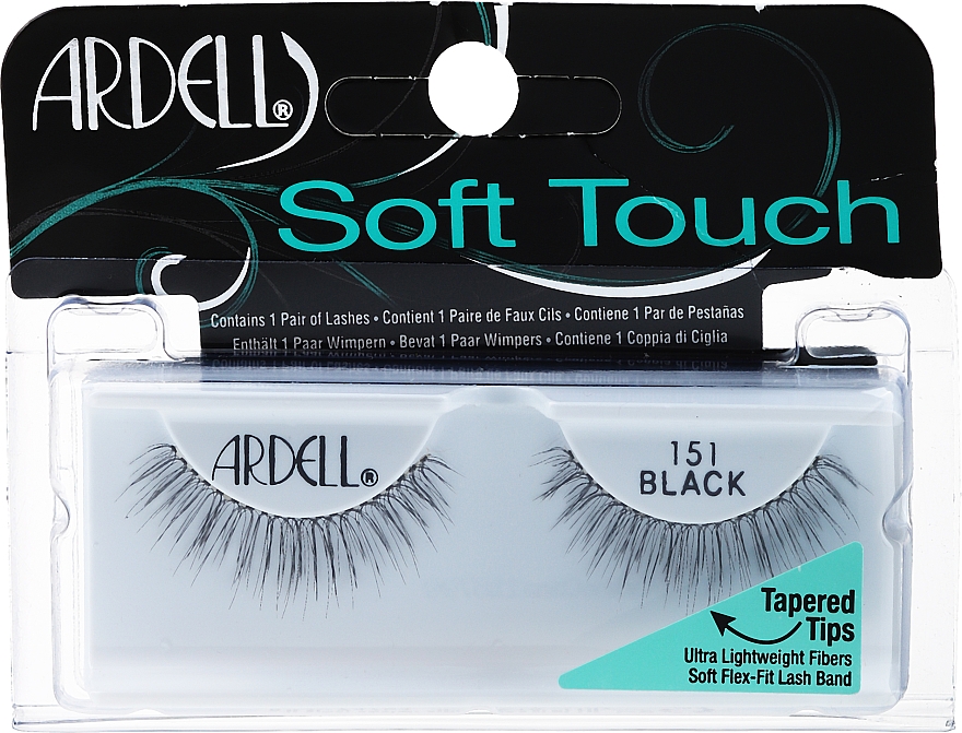 Künstliche Wimpern - Ardell Soft Touch Eye Lashes Black 151 — Bild N1