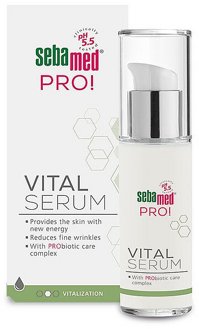 Vitalisierendes Anti-Falten Gesichtsserum - Sebamed PRO! Vital Serum — Bild N1