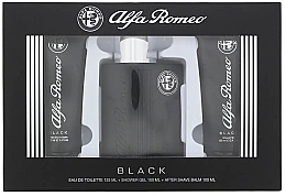 Alfa Romeo Black - Set (Eau de Toilette/125 ml +Duschgel/100 ml + After Shave Balsam/100 ml) — Bild N1