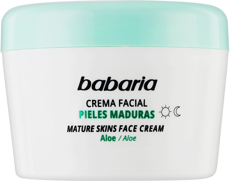 Anti-Falten Gesichtscreme für reife Haut mit Aloe Vera - Babaria Aloe Vera Mature Skin Face Cream — Bild N1