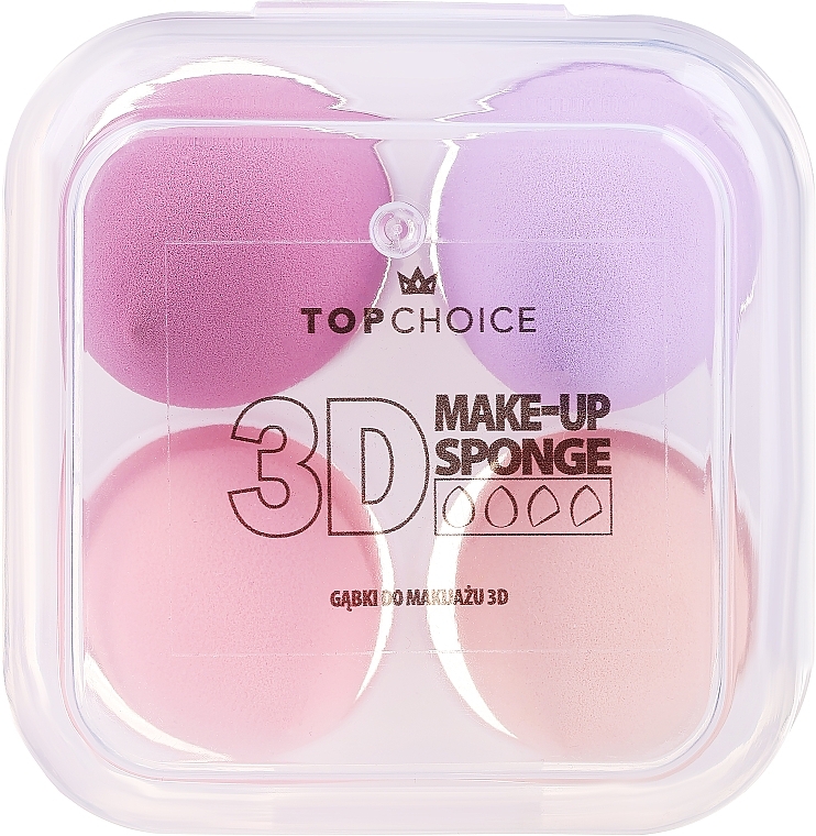 Schminkschwämme 4 St. - Top Choice 3D Make-up Sponge — Bild N2