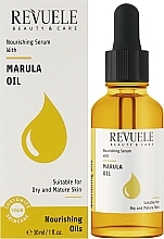 Nährendes Gesichtsserum mit Marulaöl für trockene und reife Haut - Revuele Nourishing Serum — Bild N2