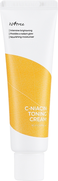 Tonisierende und aufhellende Gesichtscreme mit Vitaminkomplex, Sanddornextrakt und Niacinamid - IsNtree C-Niacin Toning Cream — Bild N1