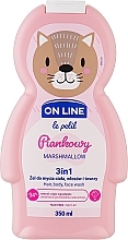 3in1 Duschgel für Körper, Gesicht und Haar mit Marshmallow-Duft - On Line Le Petit Marshmallow 3 In 1 Hair Body Face Wash — Bild N1