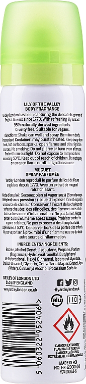 Yardley Contemporary Classics Lily Of The Valley - Parfümiertes Deospray  — Bild N2
