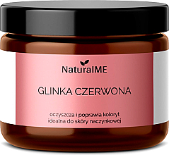 Düfte, Parfümerie und Kosmetik Natürlicher kosmetischer roter Ton für Kapillarhaut - NaturalME