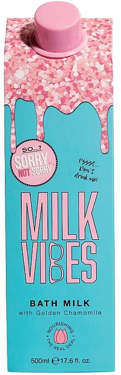 Bademilch - So…? Sorry Not Sorry Milk Vibes Bath Milk with Golden Chamomile — Bild N1