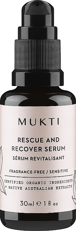 Revitalisierendes Gesichtsserum - Mukti Organics Rescue and Recover Serum — Bild N1