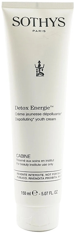 Verjüngende energetisierende Gesichtscreme-Detox - Sothys Detox Energie Depolluting Youth Cream (Tube) — Bild N1