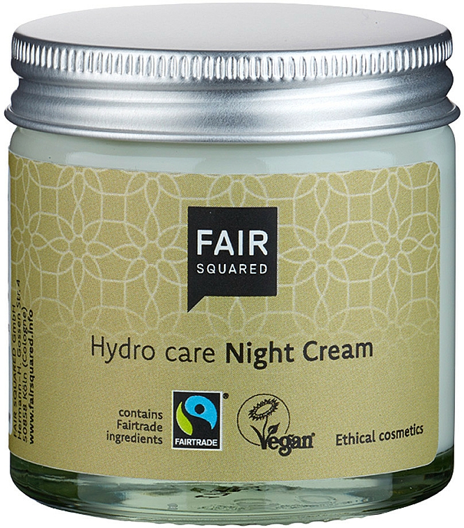 Feuchtigkeitsspendende Nachtcreme für das Gesicht - Fair Squared Hydro Care Night Cream — Bild N1