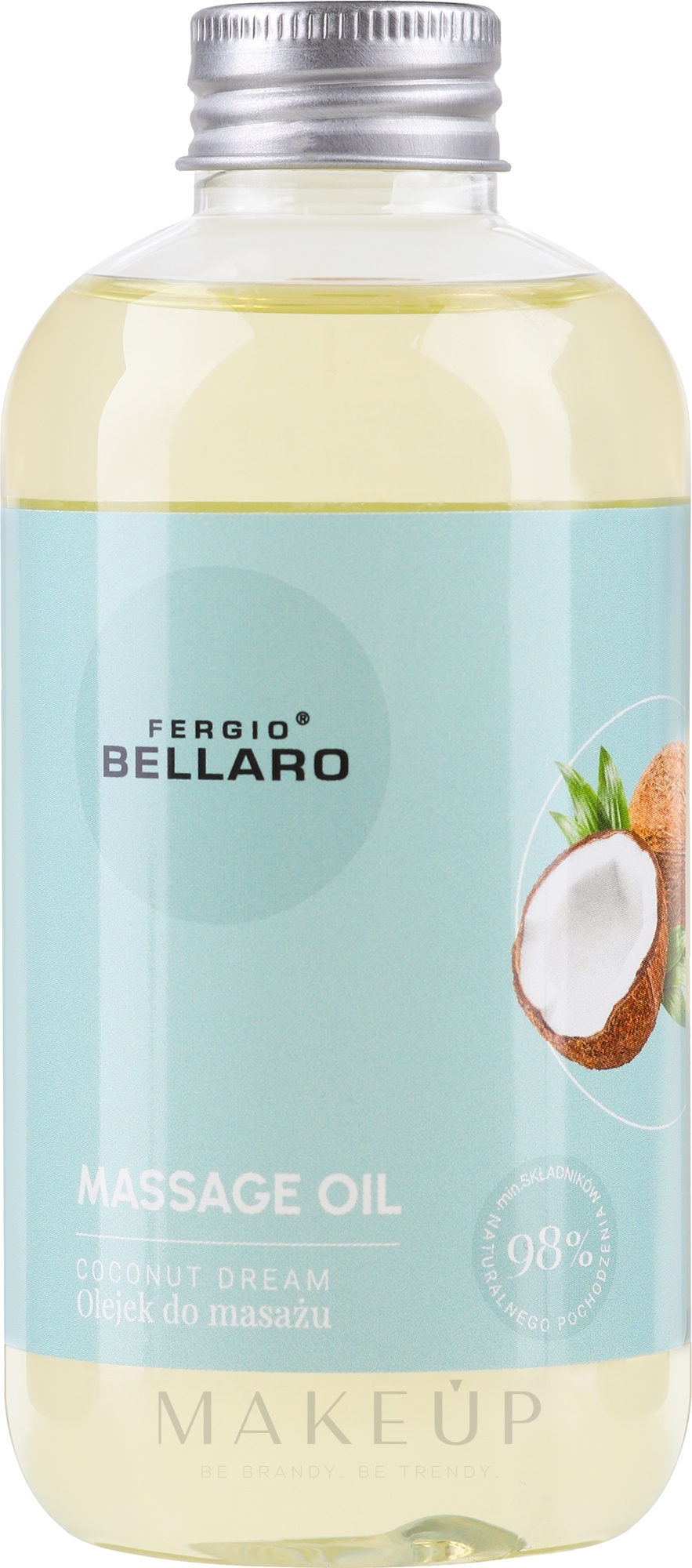 Pflegendes Massageöl mit Arganöl und Vitamin E - Fergio Bellaro Massage Oil Coconut Dreem — Foto 200 ml