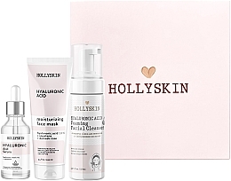 Set - Hollyskin Hyaluronic Acid Intensive Care (mask/100ml + foam/150ml + ser/50ml) — Bild N2