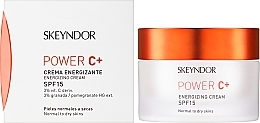 Anti-Falten Tagescreme für Mischhaut - Skeyndor Energizing Cream SPF15 — Bild N2