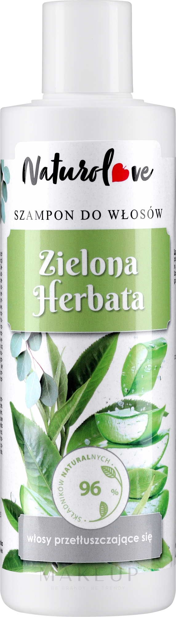 Haarshampoo mit grünem Tee - Naturolove — Bild 280 ml