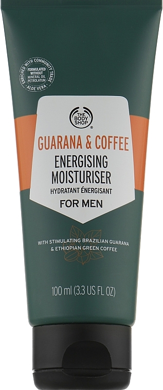 Feuchtigkeitsspendende und energetisierende Gesichtscreme mit Guarana und Kaffee - The Body Shop Moisturiser Guarana Coffee — Bild N1