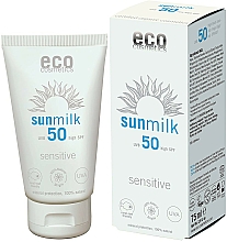 Düfte, Parfümerie und Kosmetik Sonnenschutzmilch für empfindliche Körper- und Gesichtshaut mit Himbeere und Granatapfel SPF 50 - Eco Sun Milk Raspberry and PomegranateBerry SPF 50