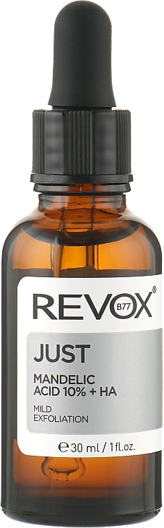 Exfolierendes Gesichtsserum mit 10% Mandelsäure - Revox Just Mandelic Acid 10% + HA Mild Exfoliating Serum — Bild N1