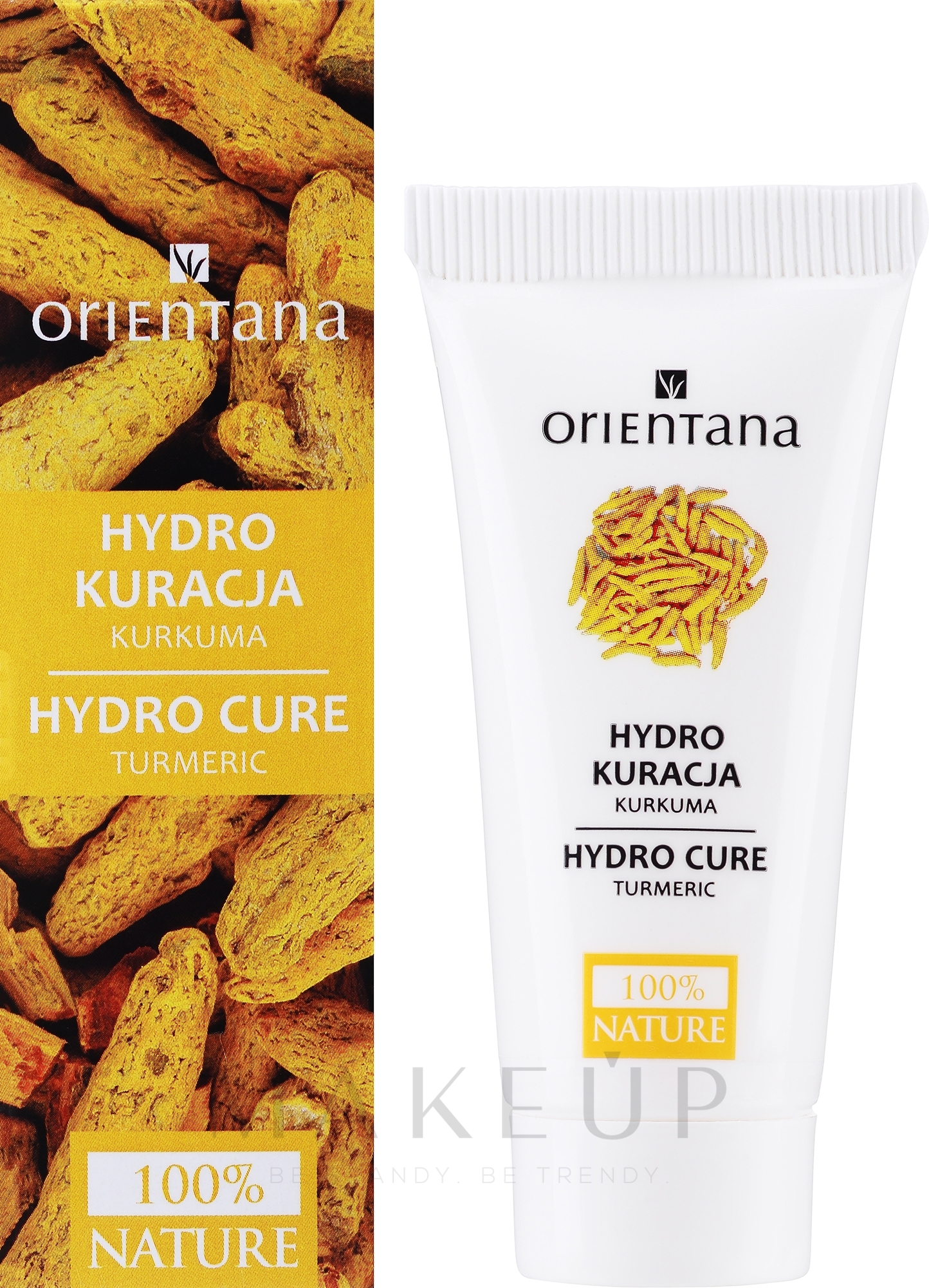 Feuchtigkeitsspendende Gesichtscreme mit Kurkumaextrakt - Orientana Turmeric Hydro Cure — Bild 30 g