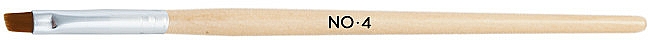 Gelpinsel, schräg, Nr. 4 - NeoNail Professional — Bild N1