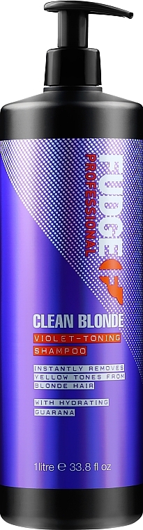 Haarshampoo mit Guaraná - Fudge Clean Blond Violet Toning Shampoo — Bild N3