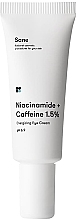 Düfte, Parfümerie und Kosmetik Augencreme gegen Augenringe und Schwellungen mit Koffein - Sane Niacinamide + Caffeine 1.5% Energizing Eye Cream