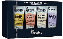 Düfte, Parfümerie und Kosmetik Set - La Corvette Hand Creams Quartet (h/cr/4x30ml)