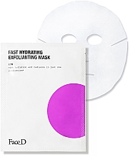 Düfte, Parfümerie und Kosmetik Feuchtigkeitsspendende Peeling-Gesichtsmaske - FaceD Fast Hydrating Exfoliating Mask
