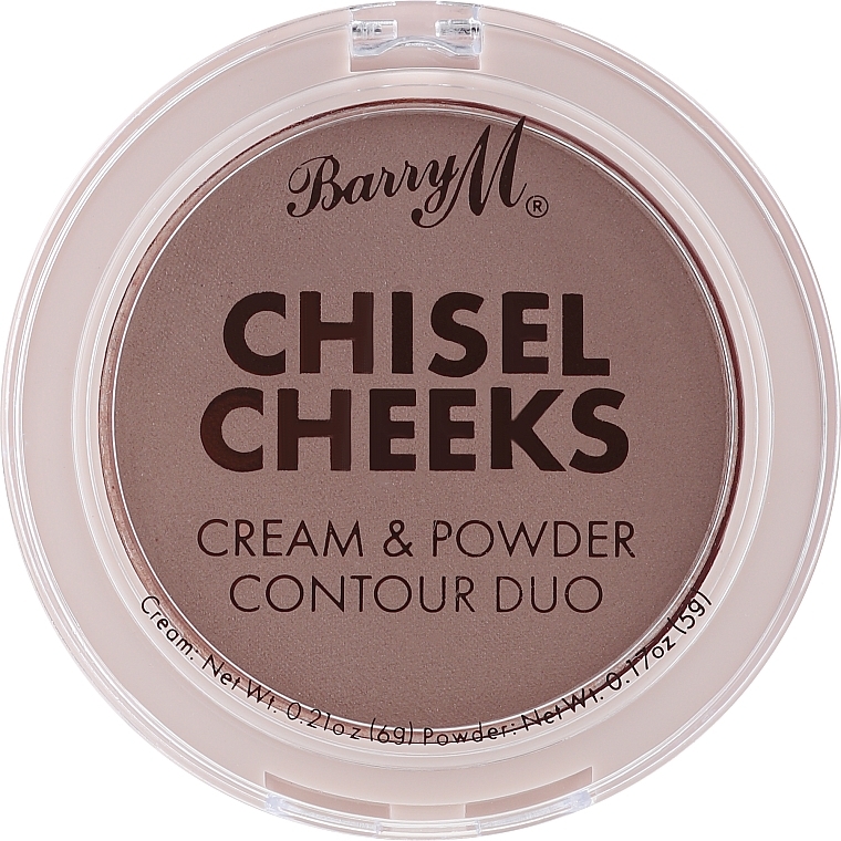 Konturpalette - Barry M Chisel Cheeks Cream & Powder Contour Duo  — Bild N1