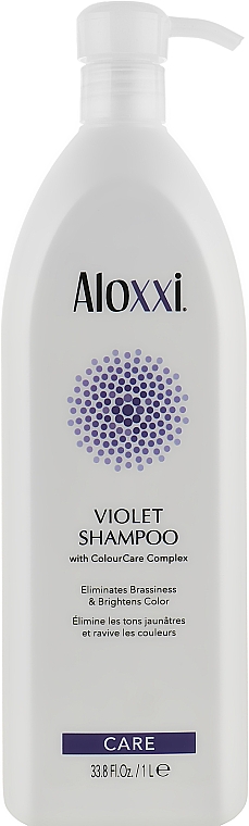 Shampoo gegen Gelbstich violett - Aloxxi Violet Shampoo — Bild N3