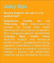 Pflegende Lippenmaske - AA You.mmy Skin Mango Power — Bild N6