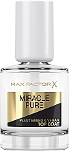 Düfte, Parfümerie und Kosmetik Nagelüberlack - Max Factor Miracle Pure Top Coat