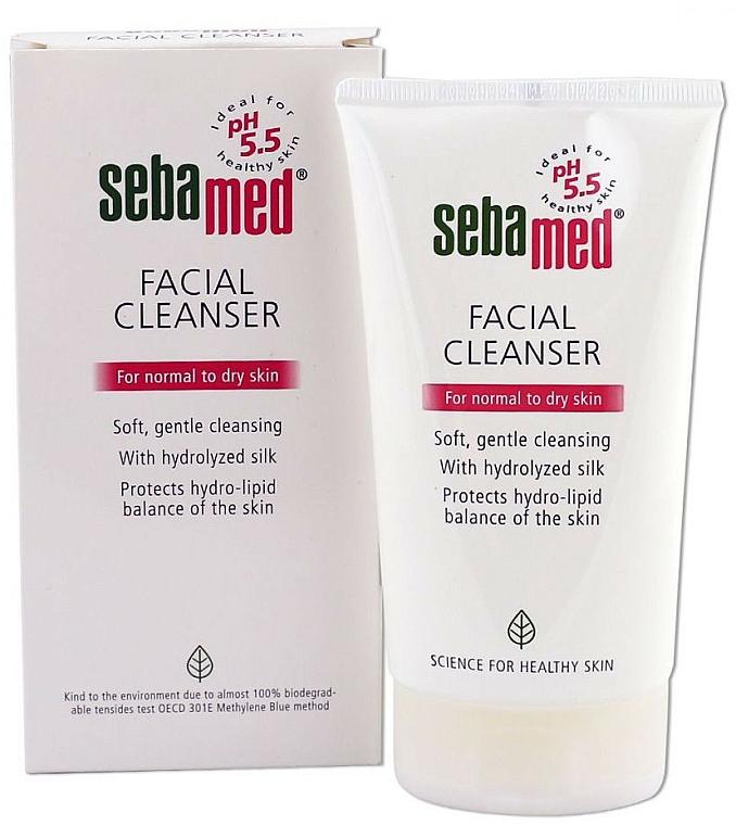 Gesichtsreinigungsgel für normale bis trockene Haut - Sebamed Facial Cleanser For Normal & Dry Skin — Bild N2