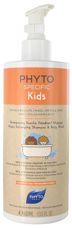 Shampoo für Haar und Körper - Phyto Specific Magic Detangling Shower Shampoo — Bild N1