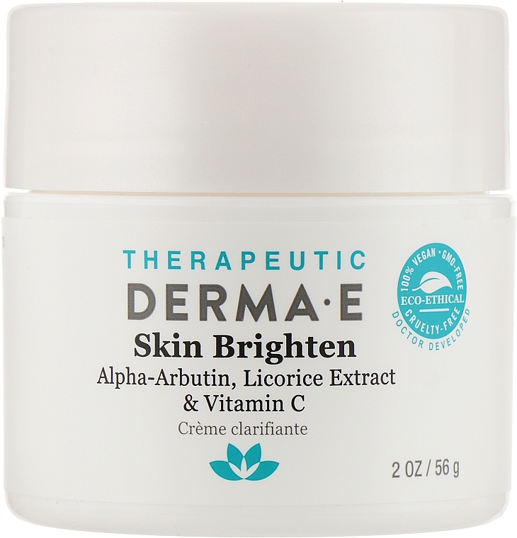 Aufhellende Gesichtscreme mit Zink - Derma E Therapeutic Topicals Skin Lighten Cream  — Bild N1